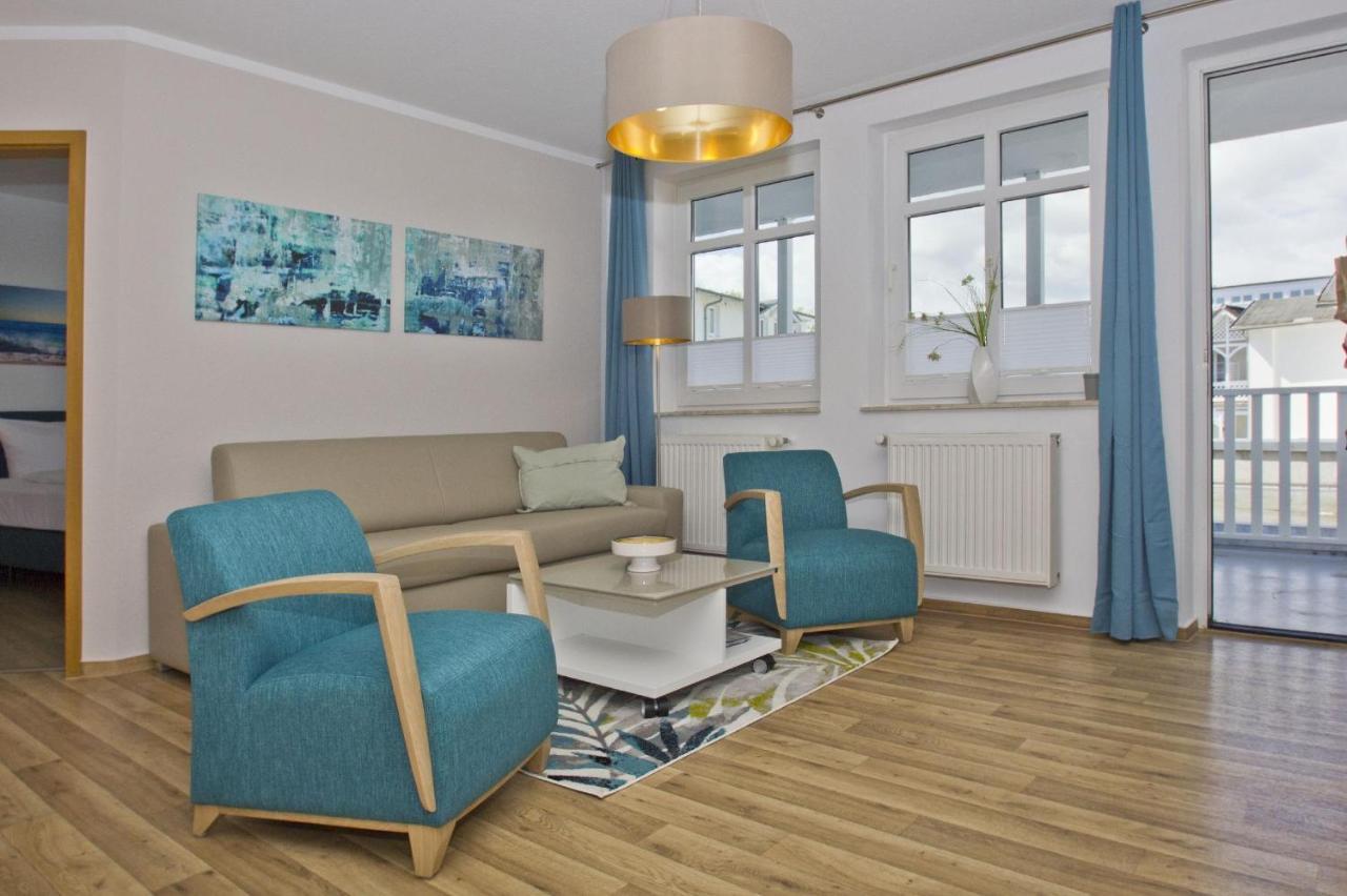 Ferienwohnung Mit Balkon, Gratis Nutzung Vom Ahoi Erlebnisbad Und Sauna In Sellin - Haus Strandeck Fewo 07 奥斯特巴德·哥伦 外观 照片